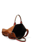 Varese Borsa a mano da donna Vera pelle 689746-D17 CUOIO SCURO - VERDE Chiara Ferretti