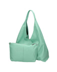Ginger Borsa a spalla da donna Vera pelle 05788-D80 ACQUA Chiara Ferretti