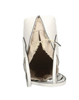 Renza Borsa a mano da donna Vera pelle 8672-BIANCO WHITE Chiara Ferretti