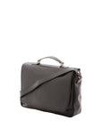 Borsa a mano unisex in vera pelle Made in Italy 4576-NERO Alessia Firenze