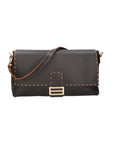 Walda Borsa a spalla da donna Vera pelle 06868-D28 NERO Chiara Ferretti