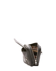 Pochette da donna in vera pelle Made in Italy 4414-NERO Alessia Firenze