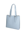 Germana Borsa a spalla da donna 100% pelle 05924-B92 CELESTE Chiara Ferretti