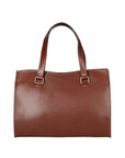 Frida Borsa a mano da donna Vera pelle 9134-MARRONE Chiara Ferretti