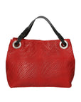 Emilia Borsa a spalla da donna Vera pelle 80059-023 ROSSO Chiara Ferretti