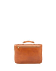 Borsa a mano unisex in vera pelle Made in Italy 4512-MIELE Alessia Firenze