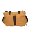 Melania Borsa a spalla unisex Canvas e vera pelle ZG3016-CUOIO COGNAC Chiara Ferretti