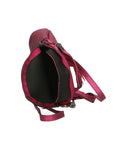 Morgana Damenrucksack aus echtem Leder, hergestellt in Italien, 16 x 17 x 5 cm