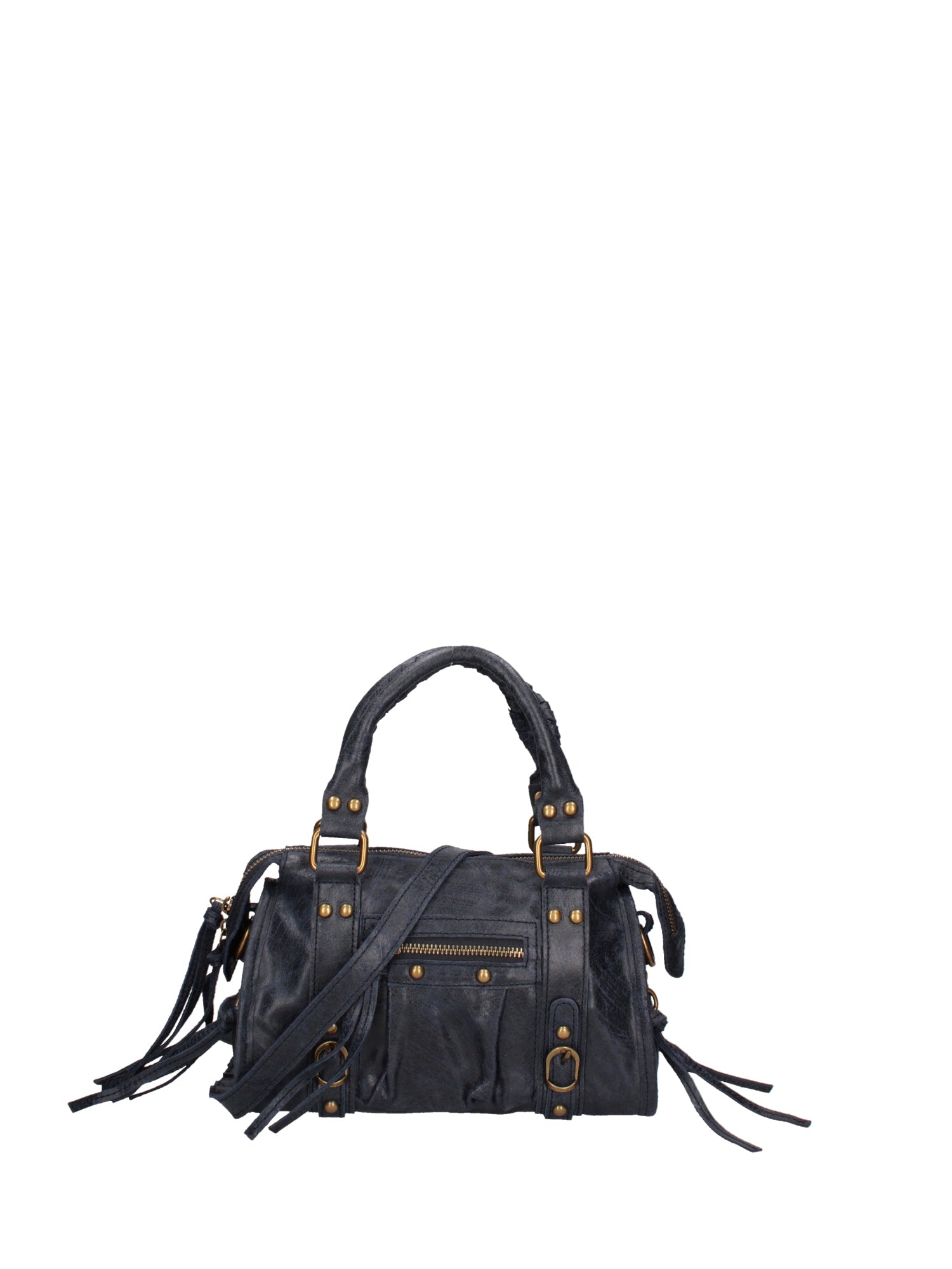 Erisia Borsa a spalla da donna Vera pelle 06091-013 BLU NAVY Chiara Ferretti