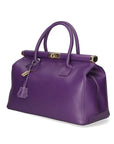 Aleria Borsa a mano da donna Vera pelle 8005-D45 VIOLA Chiara Ferretti