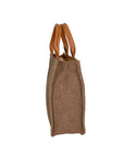 Allison Damen-Schultertasche aus Tabru-Stroh, hergestellt in Italien, 31 x 41,5 x 15,5 cm