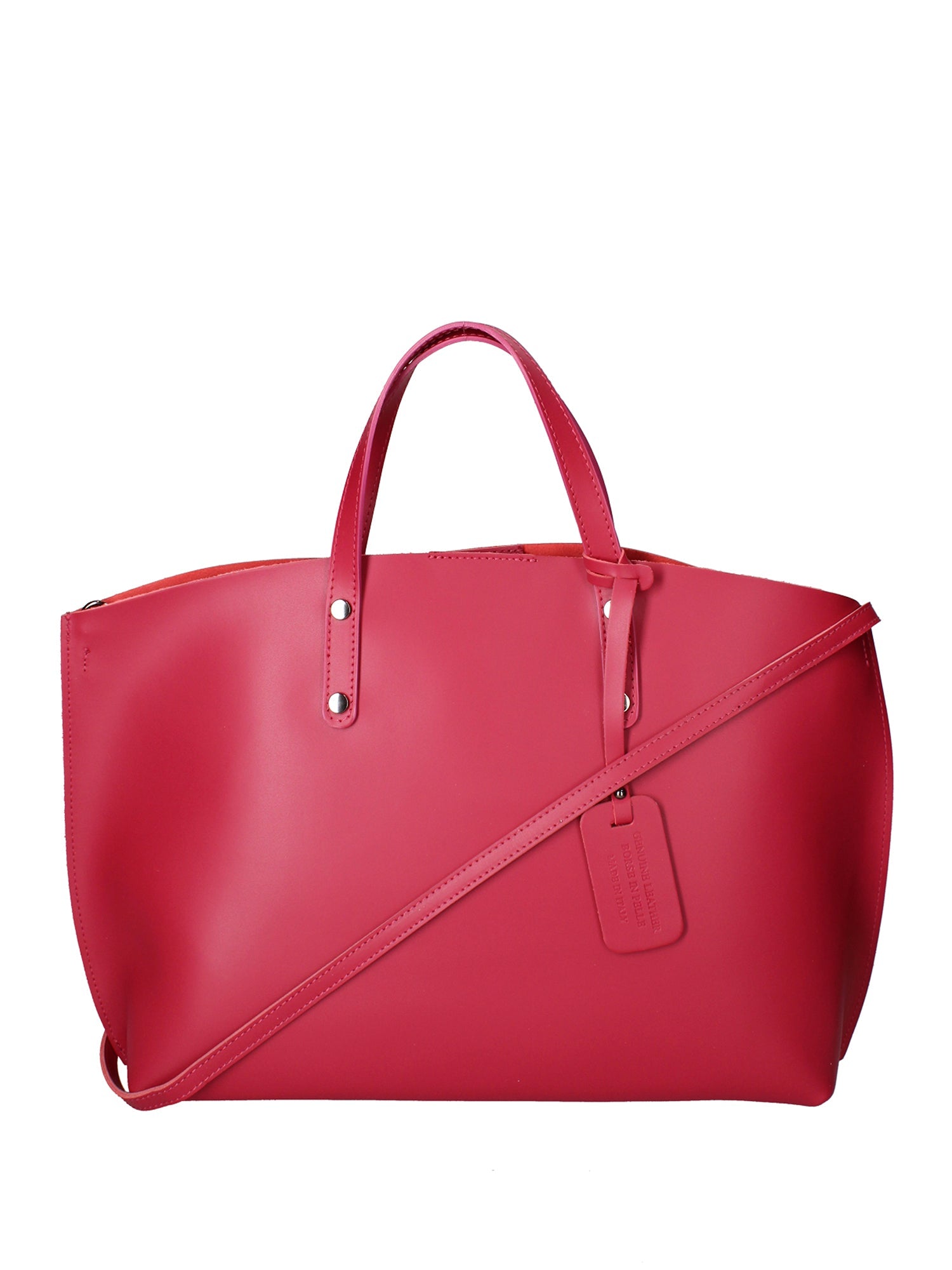 Lumena Borsa a mano da donna Vera pelle 2094-L117 FUXIA SCURO Chiara Ferretti