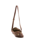 Borsa a tracolla uomo vera pelle Made in Italy 4313-TESTA DI MORO Alessia Firenze