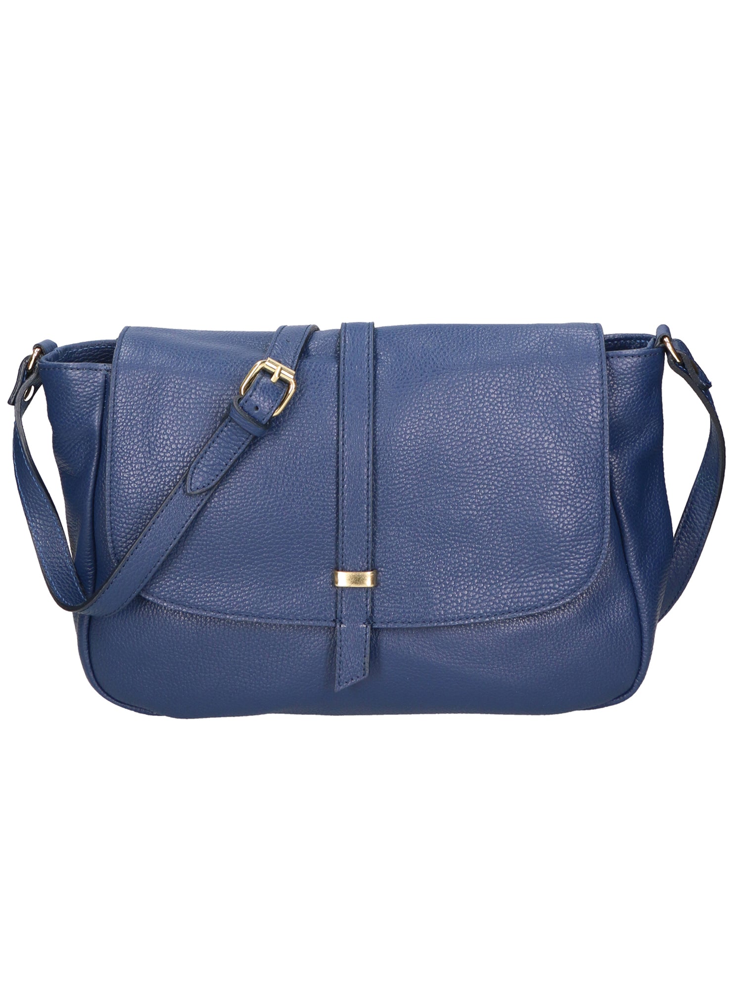 Veronica Borsa a spalla da donna Vera pelle 06519-D24 BLU JEANS Chiara Ferretti