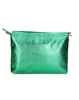 Giorgia Damen-Clutch aus echtem Leder, hergestellt in Italien, 19 x 27 x 2 cm