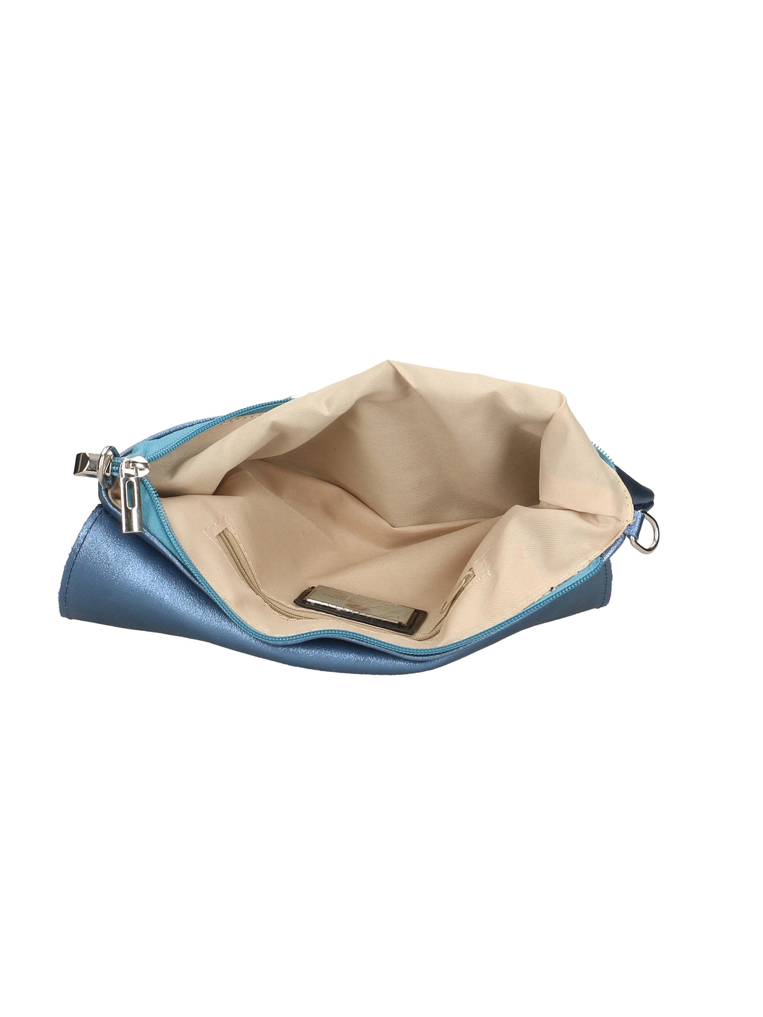 Nada Pochette da donna Vera Pelle 188228-BLU JEANS Chiara Ferretti