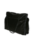 Willelmina Borsa a spalla da donna 100% PU Leather N-9606-NERO Chiara Ferretti