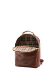 Zaino unisex in vera pelle Made in Italy 100% cotone 4048-MARRONE Alessia Firenze