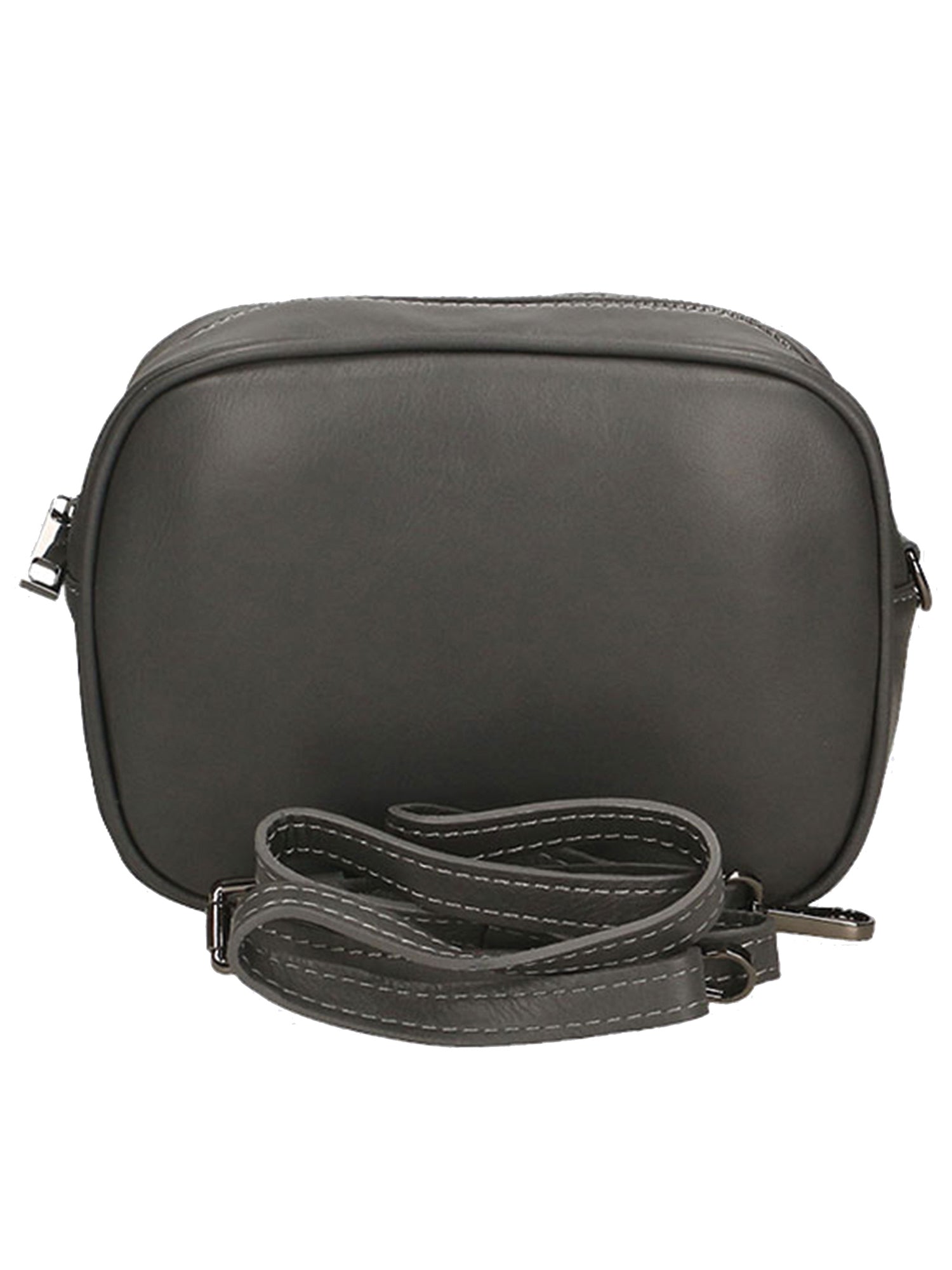 Magda Borsa a spalla da donna Vera pelle 532132-GRIGIO Chiara Ferretti
