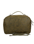 Vera Pelle 6542-VERDE GREEN Borsa a mano unisex Modello Avelon Chiara Ferretti