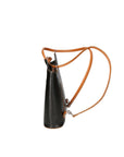 Fabiola Borsa a spalla da donna 100% pelle 9039-NERO CUOIO Chiara Ferretti