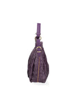 Lumelia Borsa a mano da donna Vera pelle 80013-038 VIOLA SCURO Chiara Ferretti