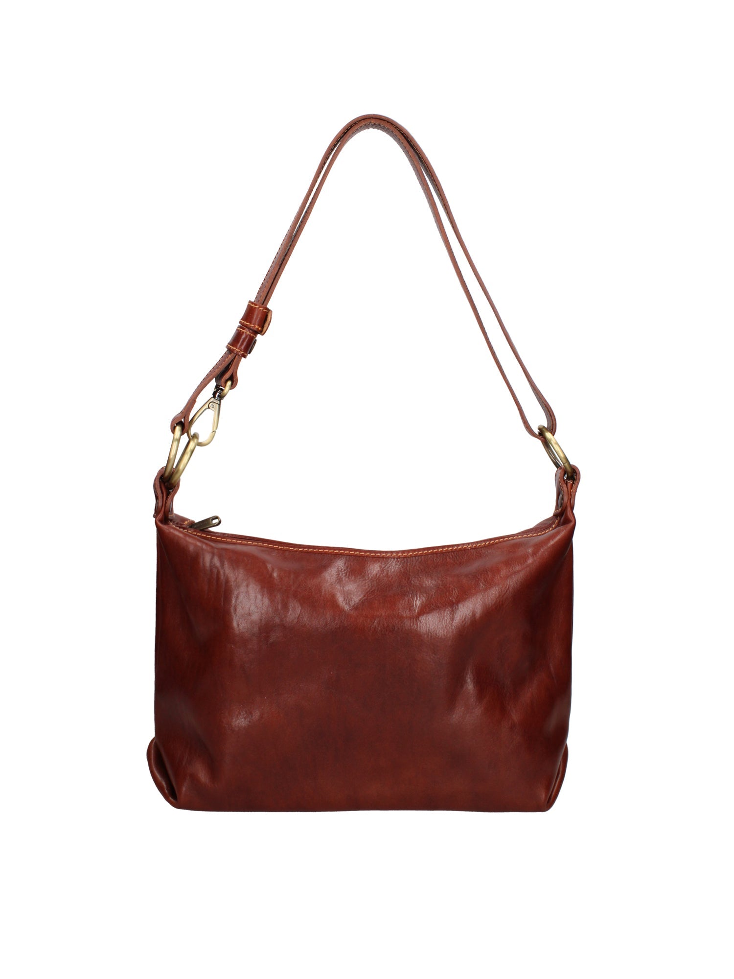Women's shoulder bag in genuine leather, made in Italy, 38x23x10 cm