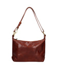 Women's shoulder bag in genuine leather, made in Italy, 38x23x10 cm