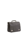 Borsa a mano unisex in vera pelle Made in Italy 4512-NERO Alessia Firenze