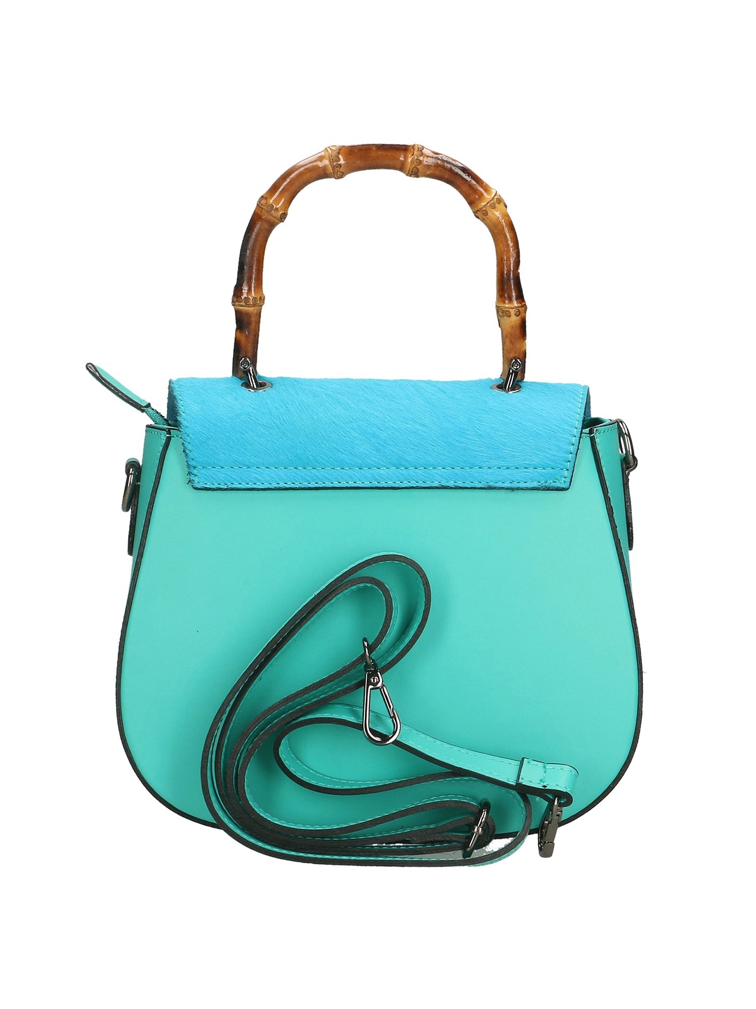 Natasha Borsa a mano da donna Vera pelle e Calfhair 191756-TIFFANY Chiara Ferretti