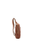 Zaino unisex in vera pelle Made in Italy 100% cotone 4057-MARRONE Alessia Firenze
