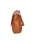 Veronica Borsa a spalla da donna Vera pelle 06519-D17 CUOIO SCURO Chiara Ferretti