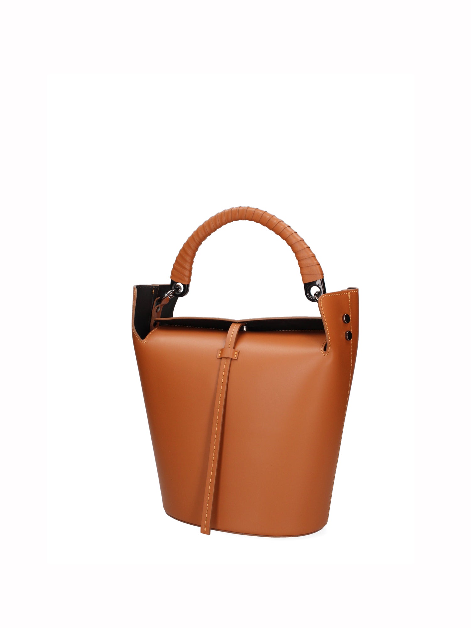 Seraphina Plus Borsa a secchiello da donna Vera pelle 6549-CUOIO Chiara Ferretti