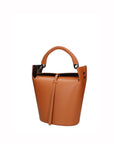 Seraphina Plus Borsa a secchiello da donna Vera pelle 6549-CUOIO Chiara Ferretti