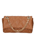 Ludovica Borsa a tracolla da donna Vera pelle 04228-D17 CUOIO SCURO DARK COGNAC Chiara Ferretti