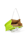 Women's shoulder bag in genuine leather, made in Italy, 32x26x13 cm