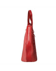 Elda Borsa a mano da donna Vera pelle croco 80046 1-ROSSO Chiara Ferretti