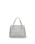 Silvana Pro Borsa a mano da donna Made in Italy Vera pelle 191942-GRIGIO Chiara Ferretti