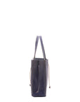 Borsa a mano unisex vera pelle Made in Italy 4611-BLU Alessia Firenze
