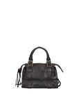 Solara Borsa a spalla da donna Vera pelle 06091 LM-L022 NERO Chiara Ferretti