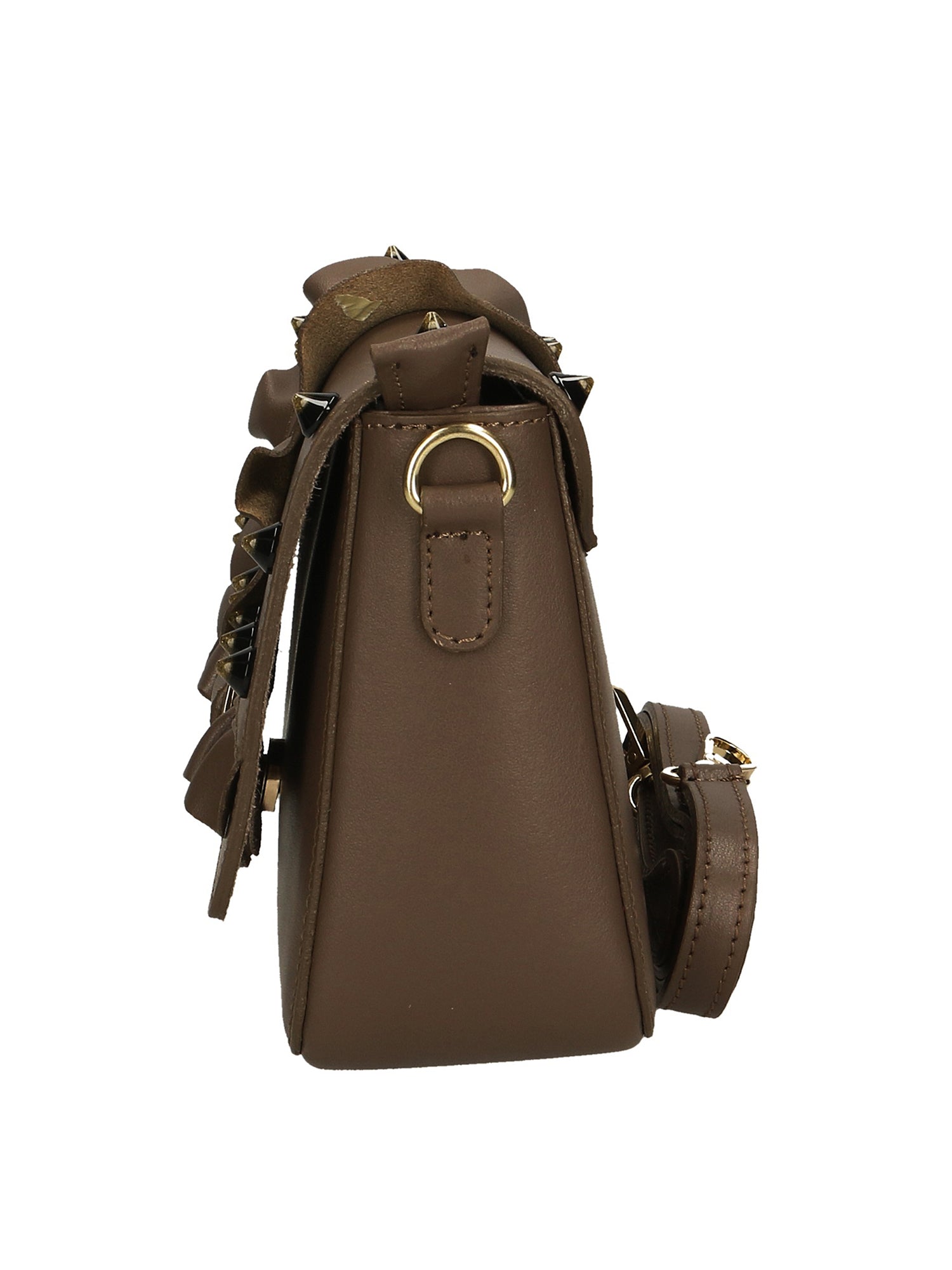 Morena Borsa a spalla da donna Vera pelle 1817-T.MORO DARK BROWN Chiara Ferretti