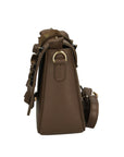 Morena Borsa a spalla da donna Vera pelle 1817-T.MORO DARK BROWN Chiara Ferretti