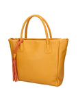 Verdiana Borsa a mano da donna Vera Pelle 06505-D36 SENAPE Chiara Ferretti