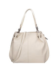 Ereba Borsa a mano da donna Made in Italy 100% pelle 3305-S37 LATTE Chiara Ferretti