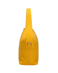 Damenhandtasche aus echtem Leder, hergestellt in Italien, 29 x 23 x 17 cm
