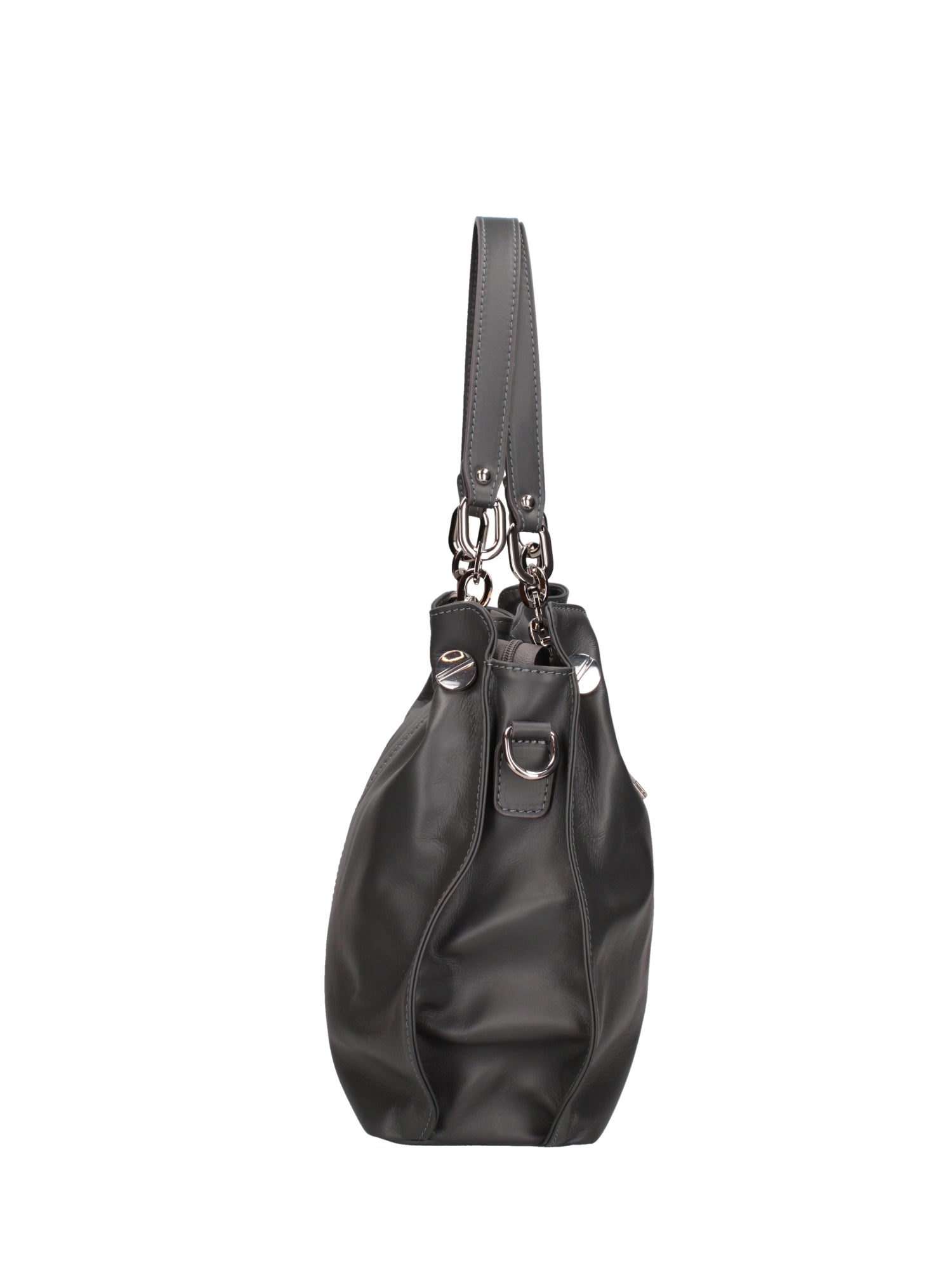 Ereba Borsa a mano da donna Made in Italy 100% pelle 3305-S27 CENERE Chiara Ferretti