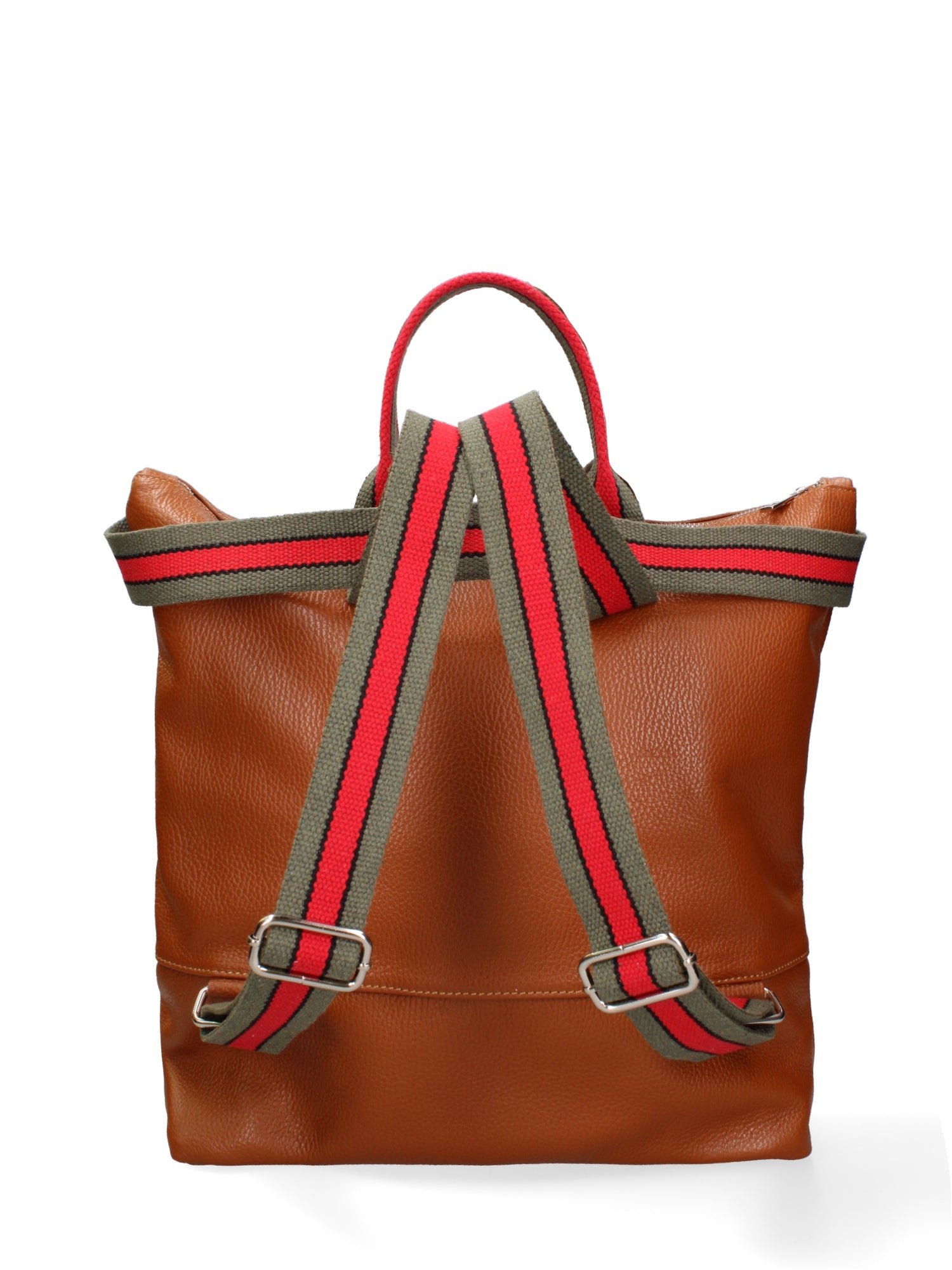 Varese Borsa a mano da donna Vera pelle 689746-D17 CUOIO SCURO - VERDE Chiara Ferretti
