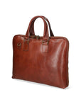 Fabiana Borsa a mano unisex Vera pelle 9033-MARRONE BROWN Chiara Ferretti