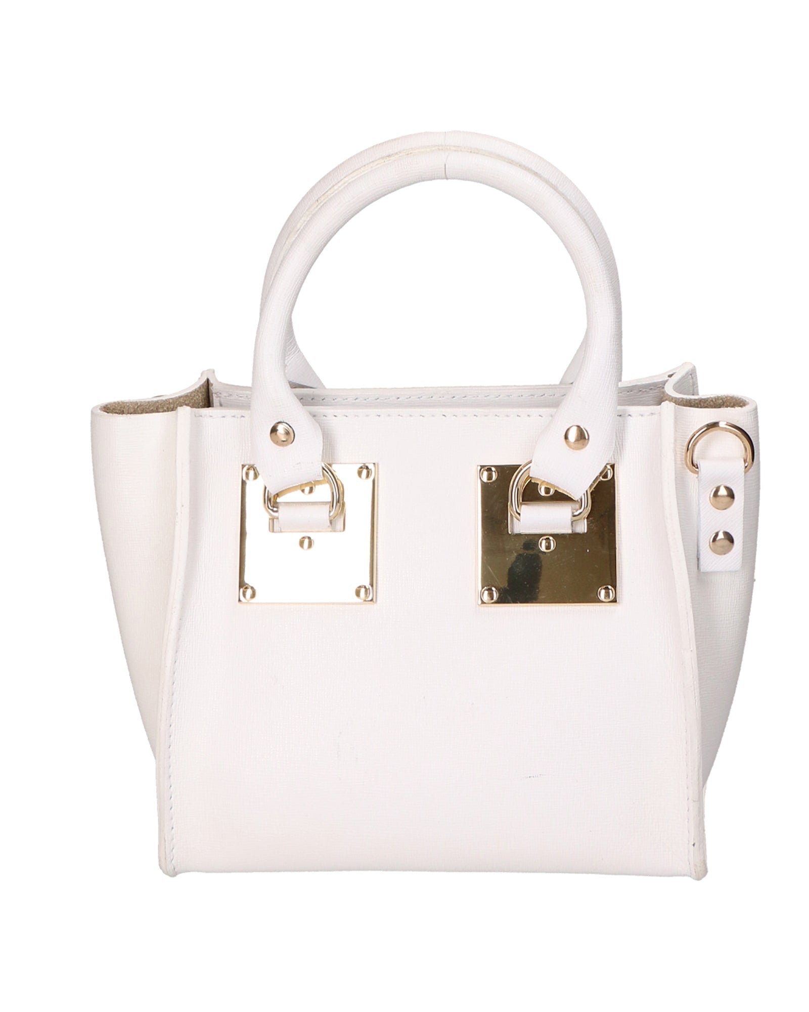Vera pelle 1143-BIANCO Borsa a mano da donna Elysia Pro Chiara Ferretti