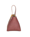 Ombretta Borsa a mano da donna Vera pelle 00643-C73+C36 MALVA+SENAPE MUSTARD Chiara Ferretti